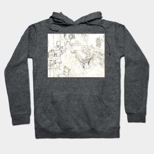 after Vincent Van Gogh night cafe Hoodie